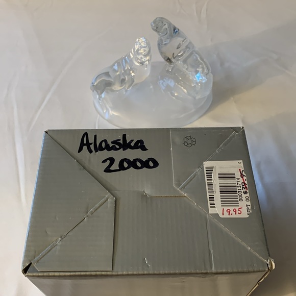 Cristal d’ Arques Sea Lion Family - Crystal Lead figurine - Picture 9 of 11